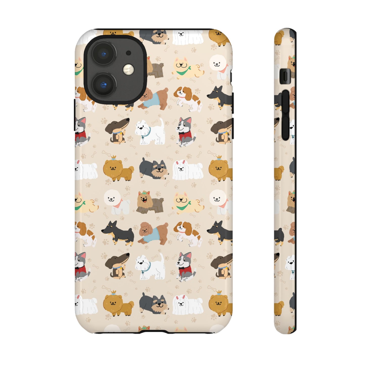 Cute Dogs: Tough Case for iPhone, Samsung Galaxy and Google Pixel devices