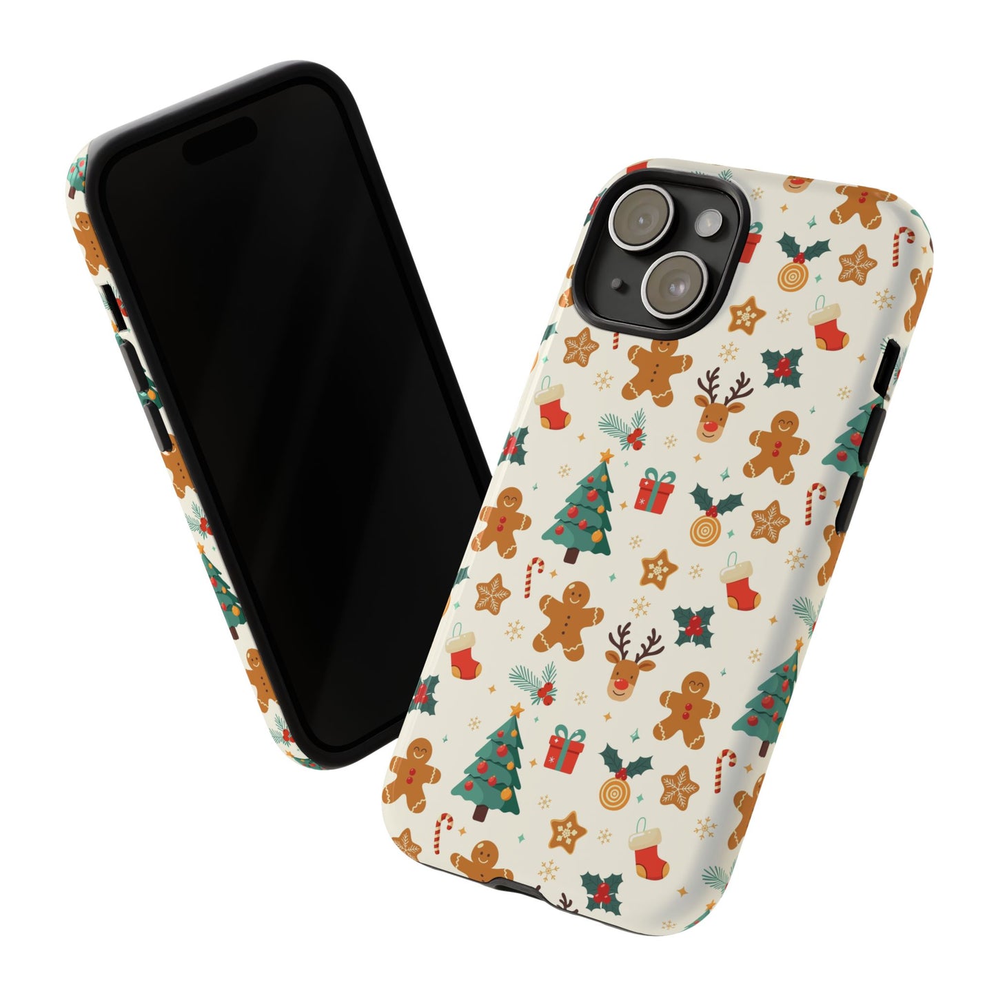 Gingerbread Holidays: Xmas-themed phone case for iPhone, Samsung and Google Pixel