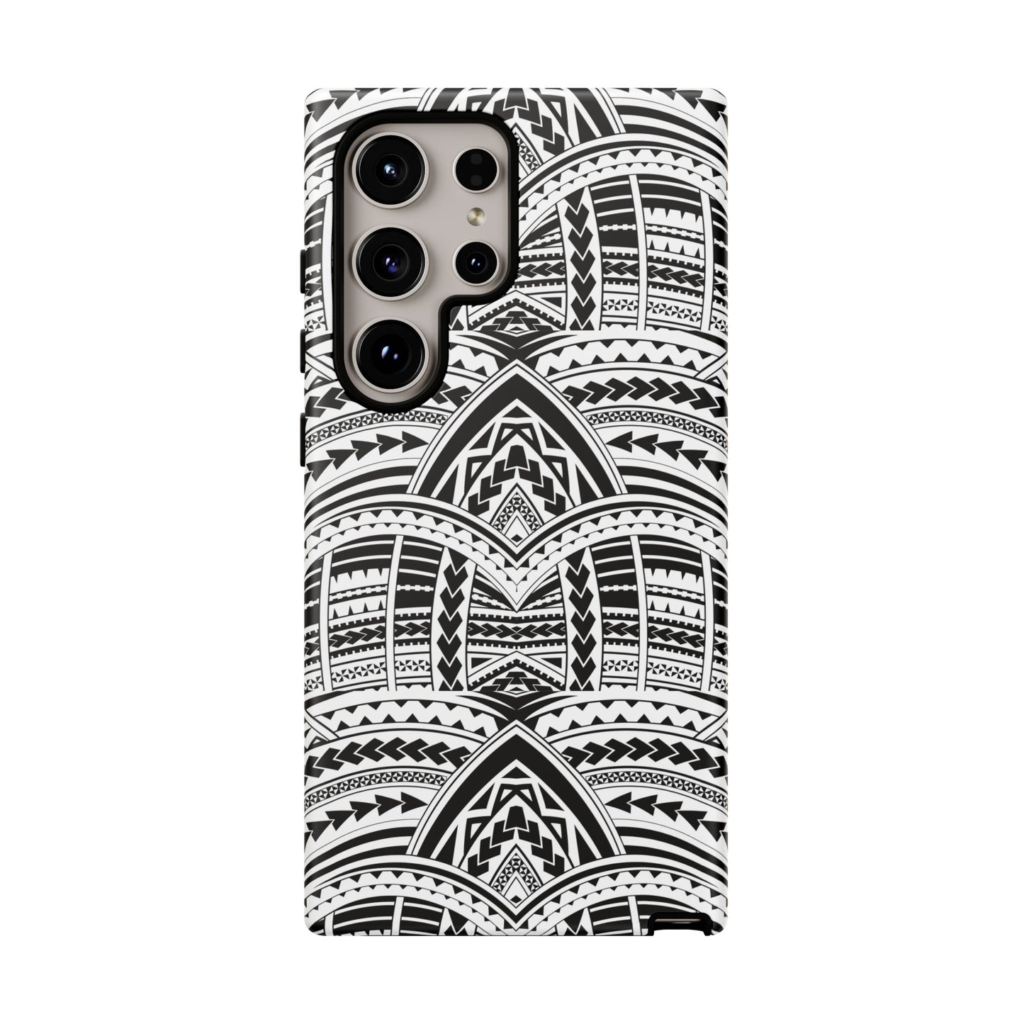 Tatoeage: telefoonhoesje met tribalpatroon voor iPhone, Samsung Galaxy en Google Pixel