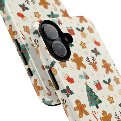 Gingerbread Holidays: Xmas-themed phone case for iPhone, Samsung and Google Pixel