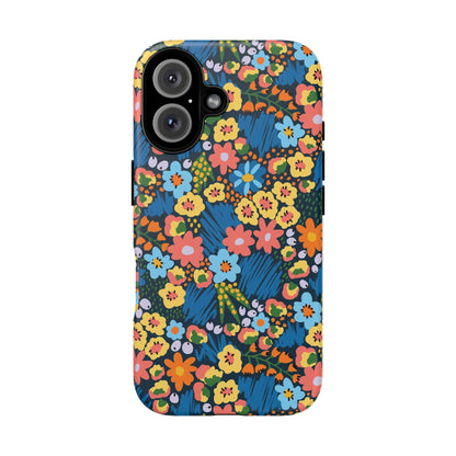 Bloom Burst: Color and Joy Themed Phone Case for iPhone, Samsung Galaxy and Google Pixel devices