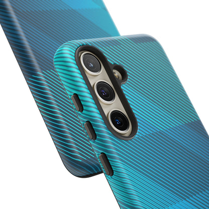 Blue Elegance: Tough Case for iPhone, Samsung Galaxy and Google Pixel devices