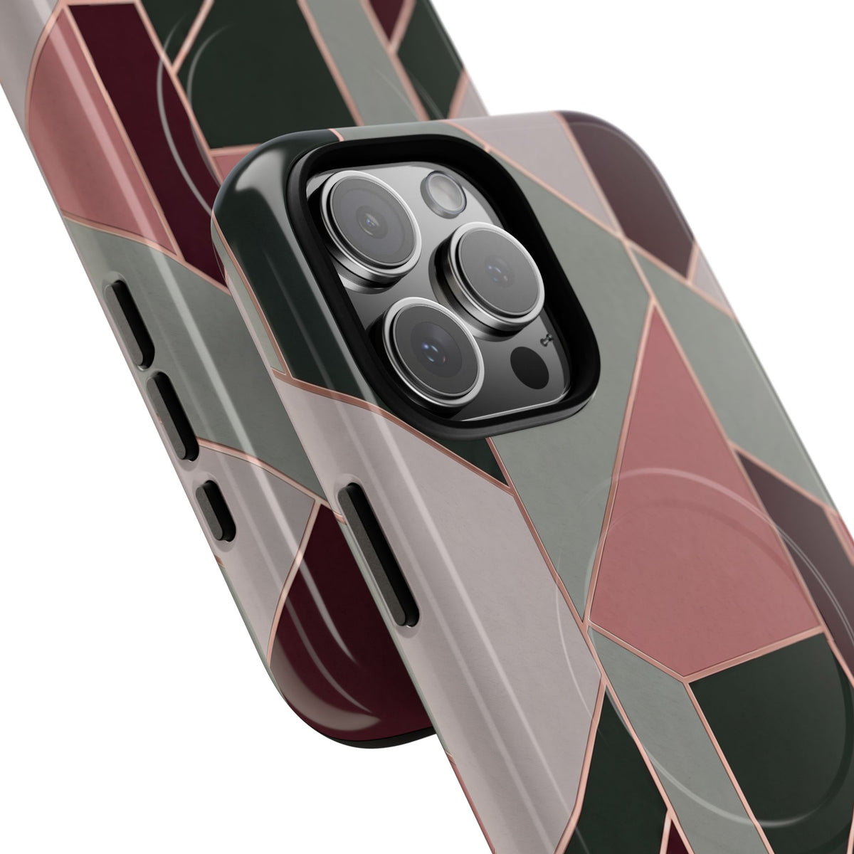 Geometric Luxe MagSafe Phone Case for iPhone