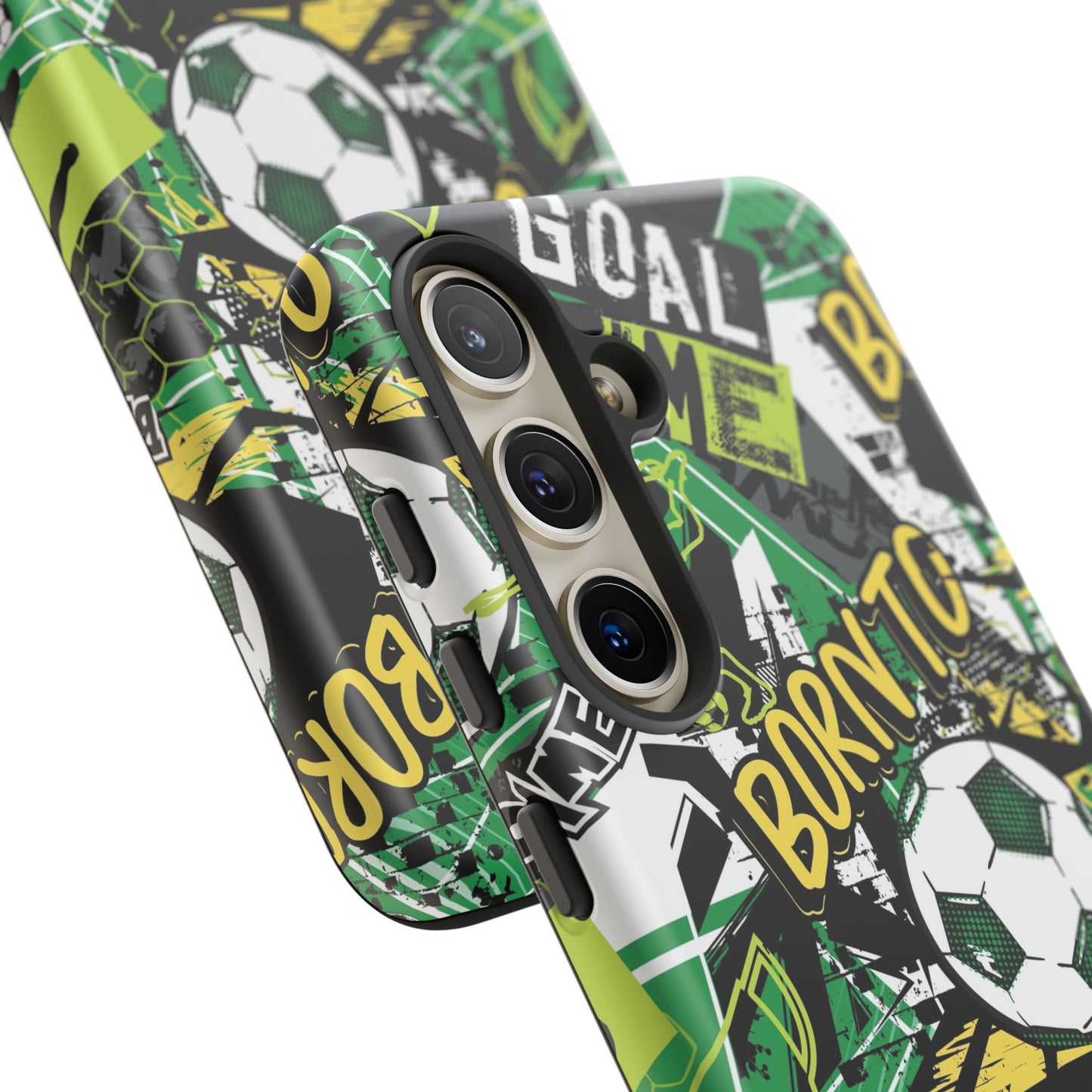 Born to Goal: Football-inspired phone case for iPhone and Samsung Galaxy