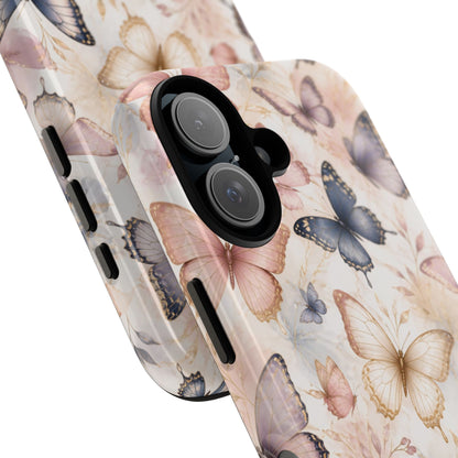 Butterfly Pastels Phone Case: Tough Case for iPhone and Samsung Galaxy devices