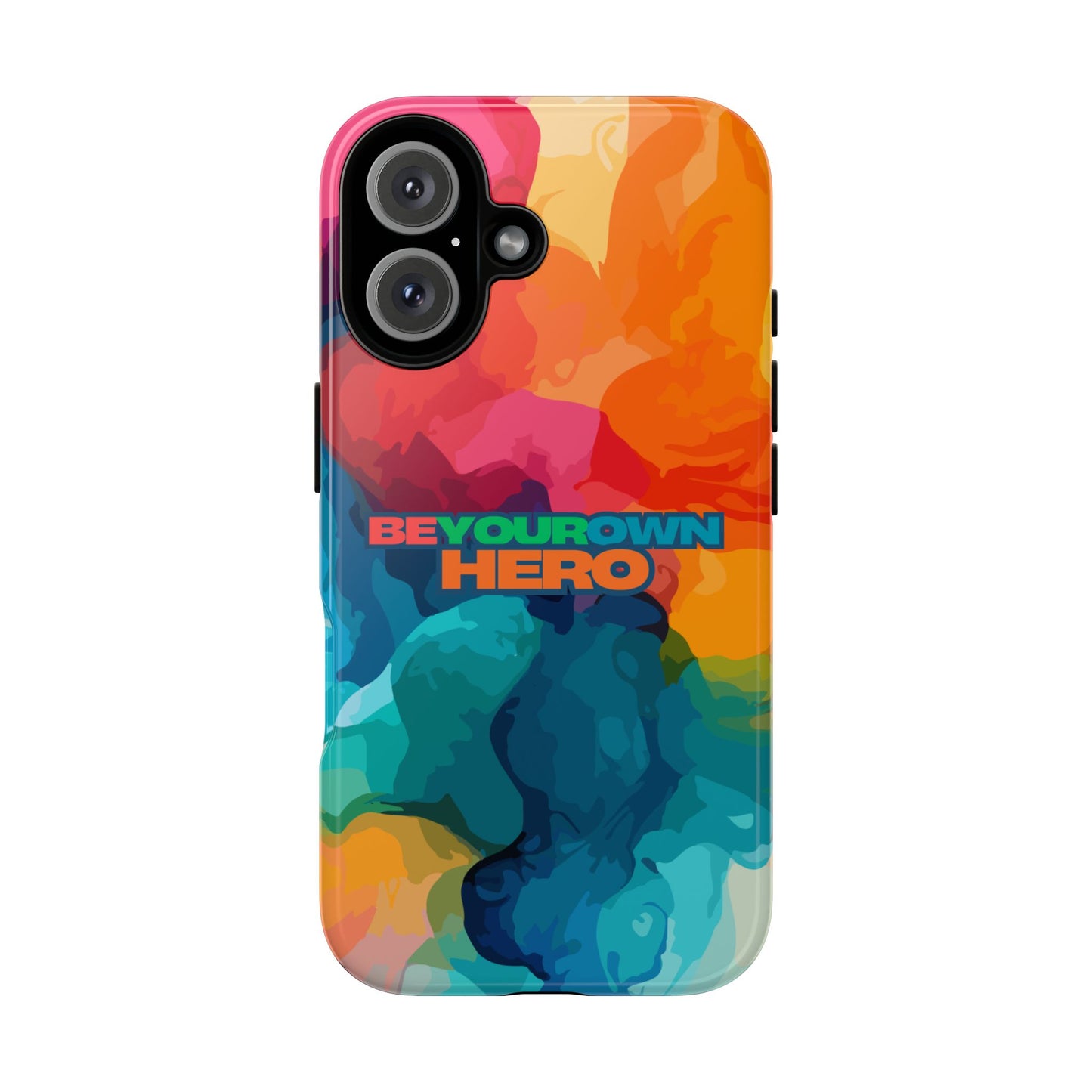 Be Your Own Hero: Inspiring Quote Phone Case for iPhone, Samsung Galaxy and Google Pixel