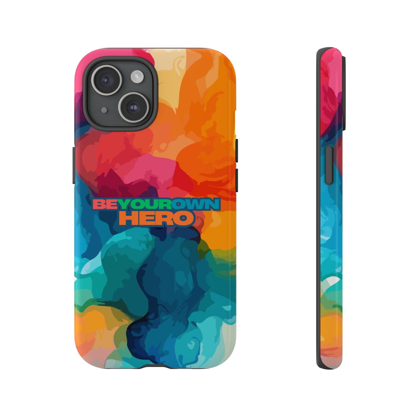 Be Your Own Hero: Inspiring Quote Phone Case for iPhone, Samsung Galaxy and Google Pixel
