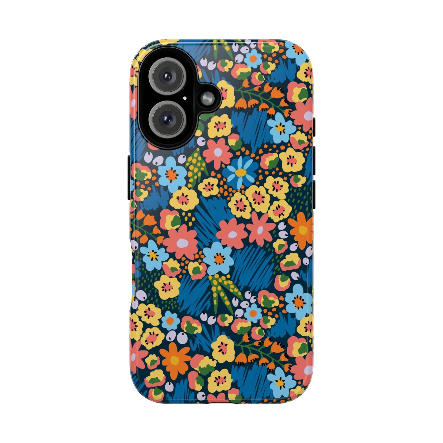 Bloom Burst: Color and Joy Themed Phone Case for iPhone, Samsung Galaxy and Google Pixel devices