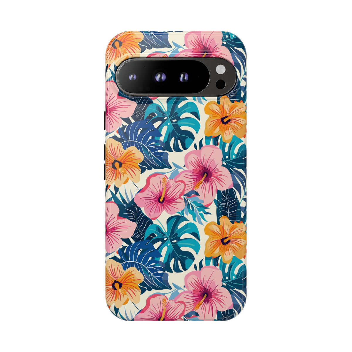 Hibiscus Bloom: Cute Floral Phone Case for iPhone, Samsung and Google Pixel