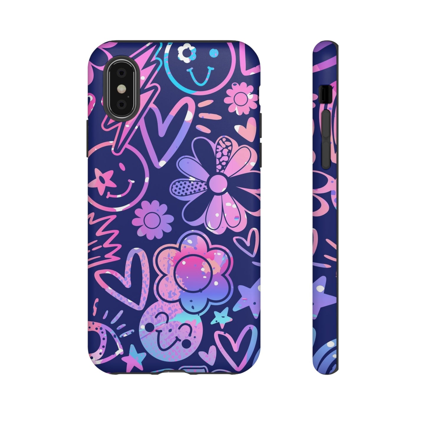 Live Inspired: Purple Tough Case for iPhone, Samsung Galaxy and Google Pixel devices