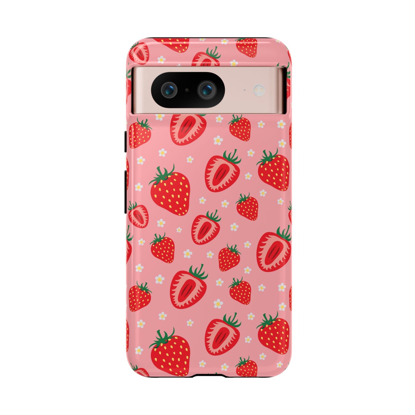 Berry Strawberry: Fruit-inspired phone case for iPhone, Samsung Galaxy and Google Pixel devices
