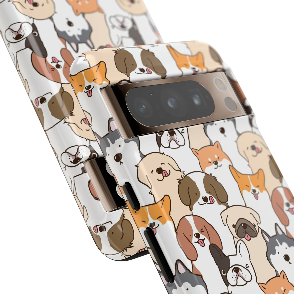 Cute Dogs Charm Phone Case for iPhone, Samsung Galaxy and Google Pixel devices