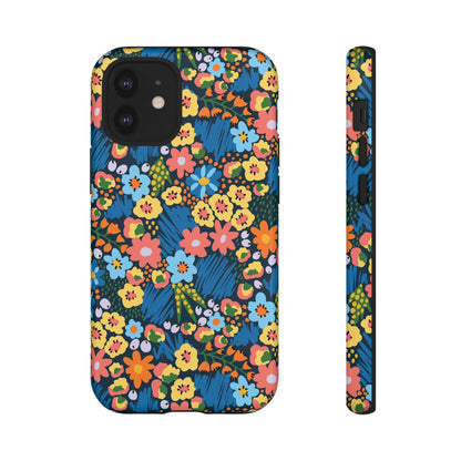 Bloom Burst: Color and Joy Themed Phone Case for iPhone, Samsung Galaxy and Google Pixel devices