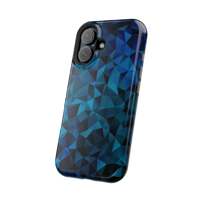 Blue Diamonds (MagSafe version): Elegant phone case for iPhone