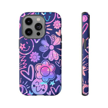 Live Inspired: Purple Tough Case for iPhone, Samsung Galaxy and Google Pixel devices