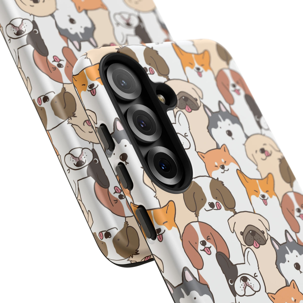Cute Dogs Charm Phone Case for iPhone, Samsung Galaxy and Google Pixel devices