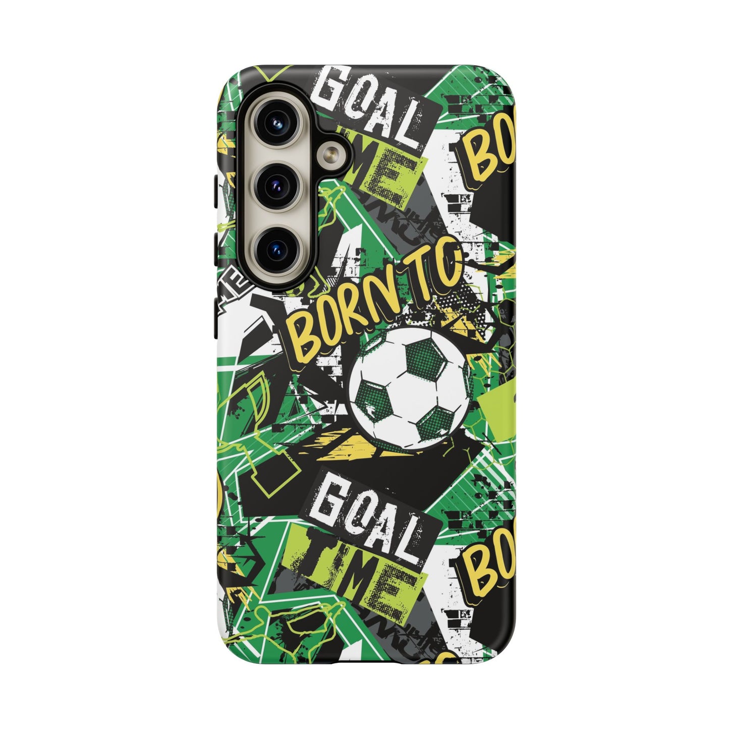 Born to Goal: Football-inspired phone case for iPhone and Samsung Galaxy