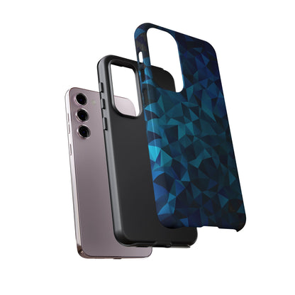 Blue Diamonds: Phone Case with Elegant Prints for iPhone, Samsung Galaxy and Google Pixel devices