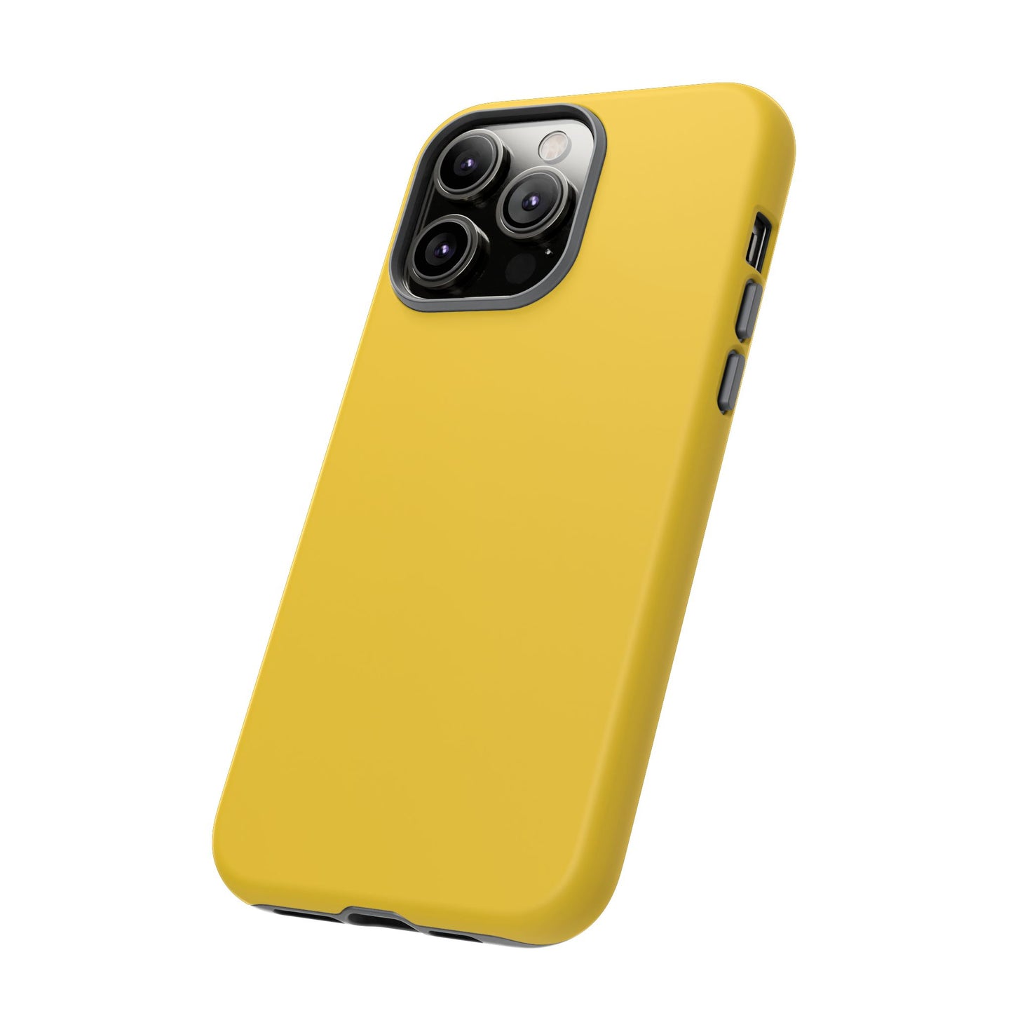 Luscious Yellow: Plain Sunburst-Inspired Color for iPhone, Samsung Galaxy and Google Pixel devices