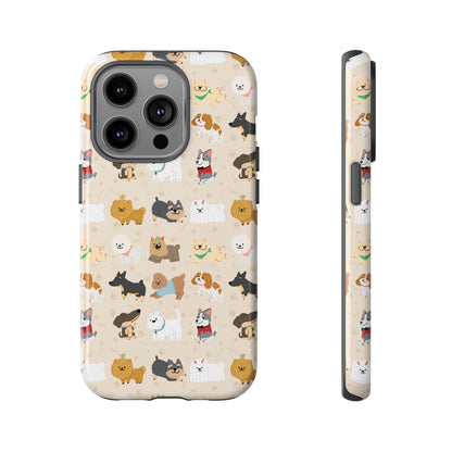 Cute Dogs: Tough Case for iPhone, Samsung Galaxy and Google Pixel devices