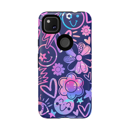 Live Inspired: Purple Tough Case for iPhone, Samsung Galaxy and Google Pixel devices