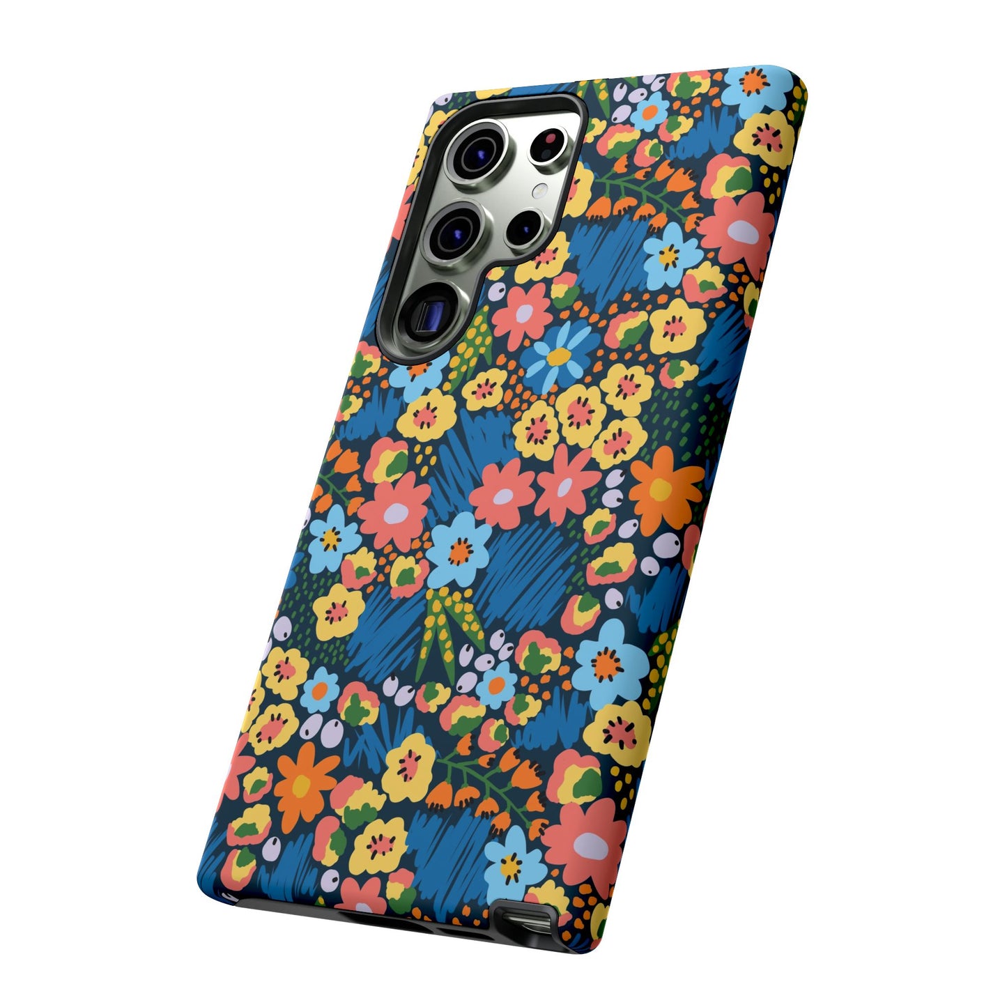 Bloom Burst: Color and Joy Themed Phone Case for iPhone, Samsung Galaxy and Google Pixel devices