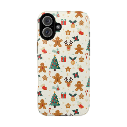 Gingerbread Holidays: Xmas-themed phone case for iPhone, Samsung and Google Pixel