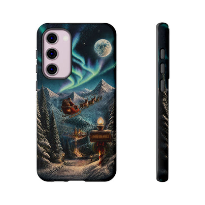Santa Claus North Pole Adventure: Christmas Themed Phone Case for iPhone, Samsung Galaxy and Google Pixel devices