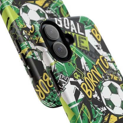 Born to Goal: Football-inspired phone case for iPhone and Samsung Galaxy