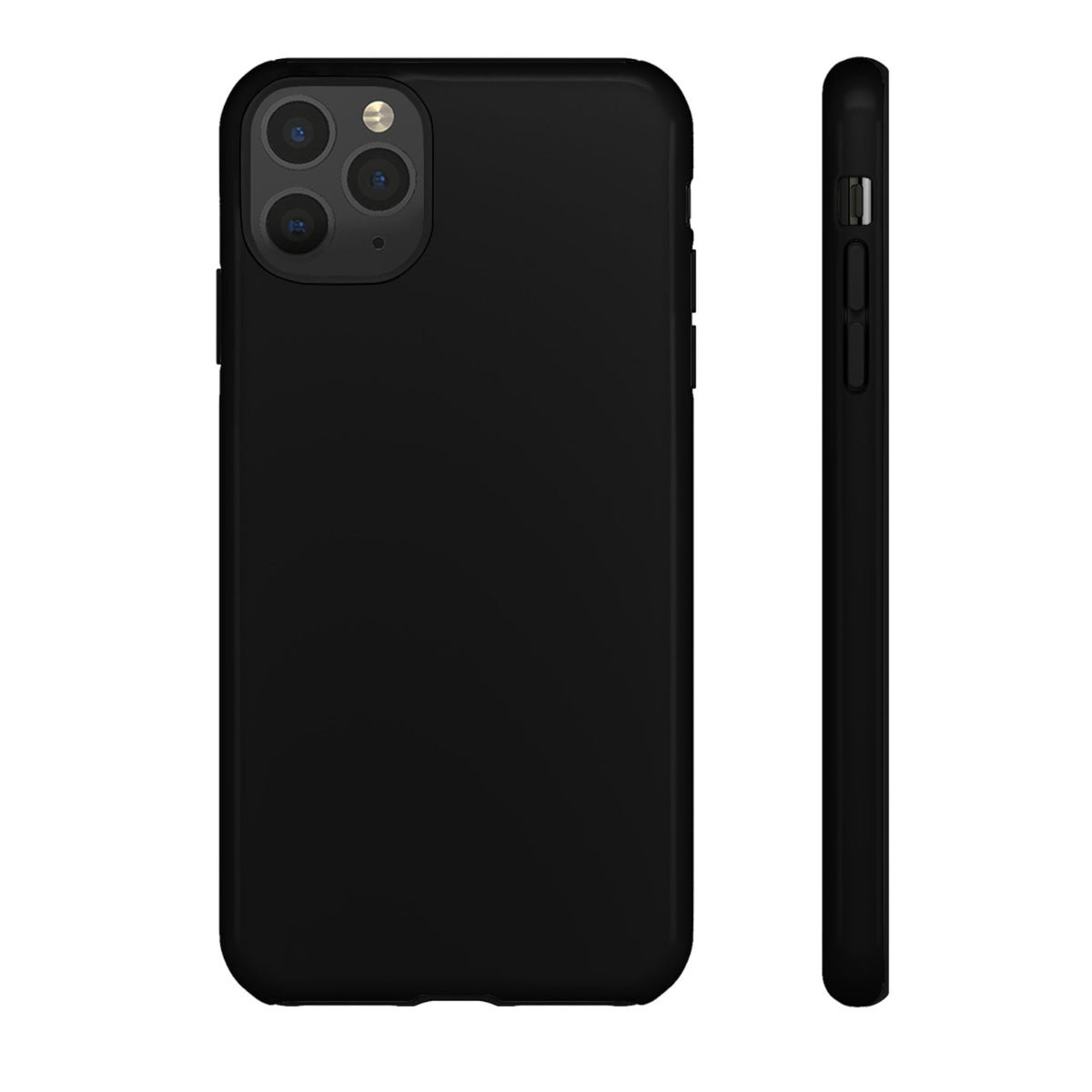 Space Black: Pure black phone case for iPhone, Samsung Galaxy and Google Pixel devices
