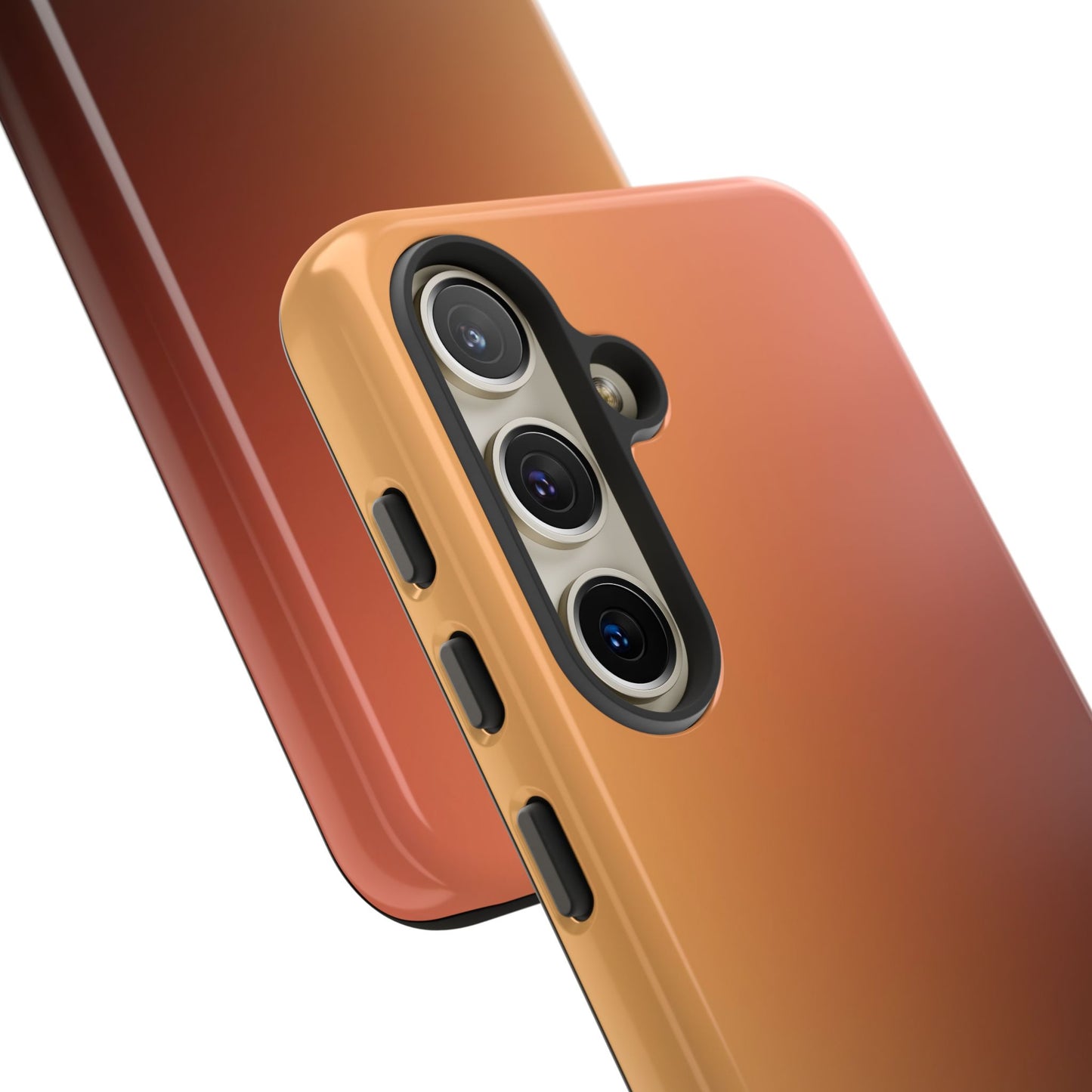 Midnight Peach: Luxury Phone Case for Samsung Galaxy Phones