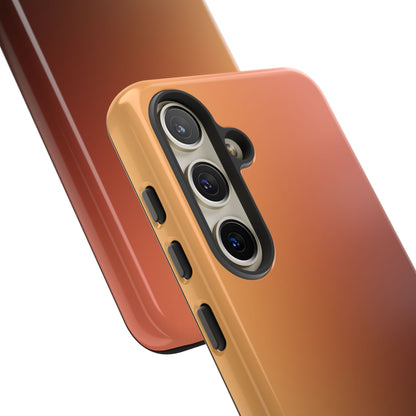 Midnight Peach: Luxury Phone Case for Samsung Galaxy Phones
