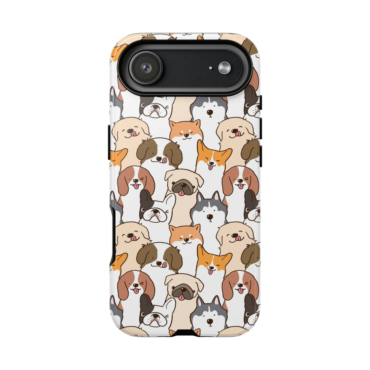 Cute Dogs Charm Phone Case for iPhone, Samsung Galaxy and Google Pixel devices