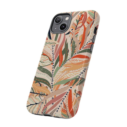 Terracotta Leaves Phone Case: Nature‑Inspired Art for iPhone, Samsung Galaxy and Google Pixel devices