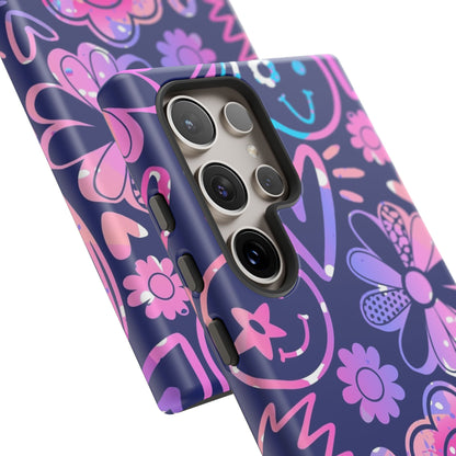 Live Inspired: Purple Tough Case for iPhone, Samsung Galaxy and Google Pixel devices