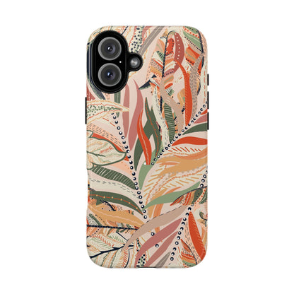 Terracotta Leaves Phone Case: Nature‑Inspired Art for iPhone, Samsung Galaxy and Google Pixel devices