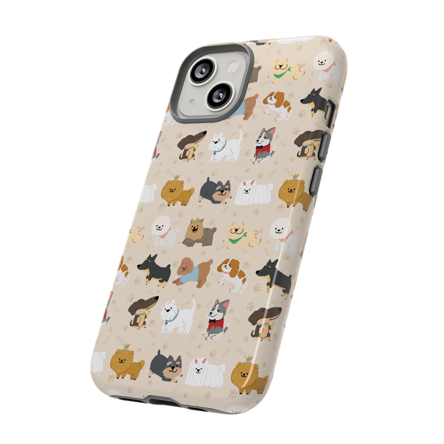 Cute Dogs: Tough Case for iPhone, Samsung Galaxy and Google Pixel devices