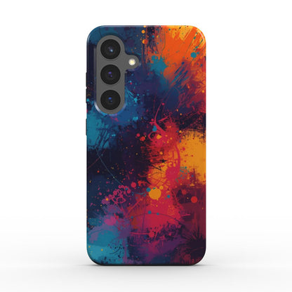 Hot & Cold: Splashed Paint Design Phone Case for iPhone, Samsung Galaxy, Google Pixel, Xiaomi and OnePlus Devices