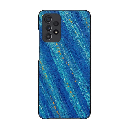 Inspiring Phone Cases Cobalt Drift abstract blue and orange patterned protective case for Samsung Galaxy smartphone